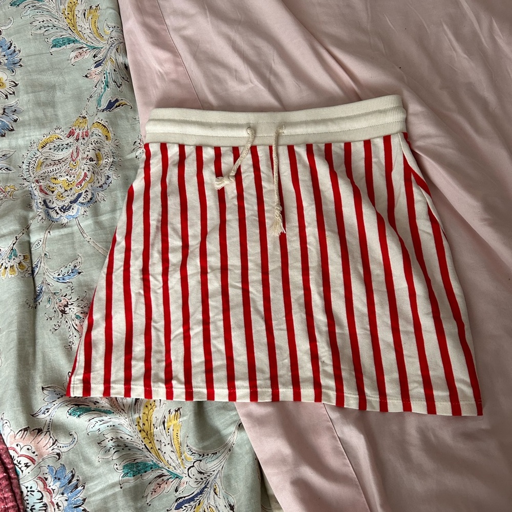Zara mini striped skirt size small
